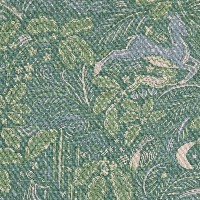 Staffordshire Forest Green and Field Blue