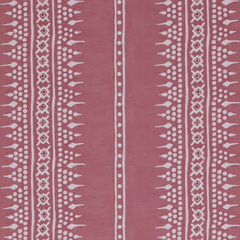Bela Stripe Berry Blush Wallpaper Sample