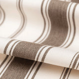 Giardino Branca Stripe Performance Mushroom Fabric Sample