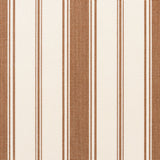 Giardino Branca Stripe Performance Terracotta Fabric Sample