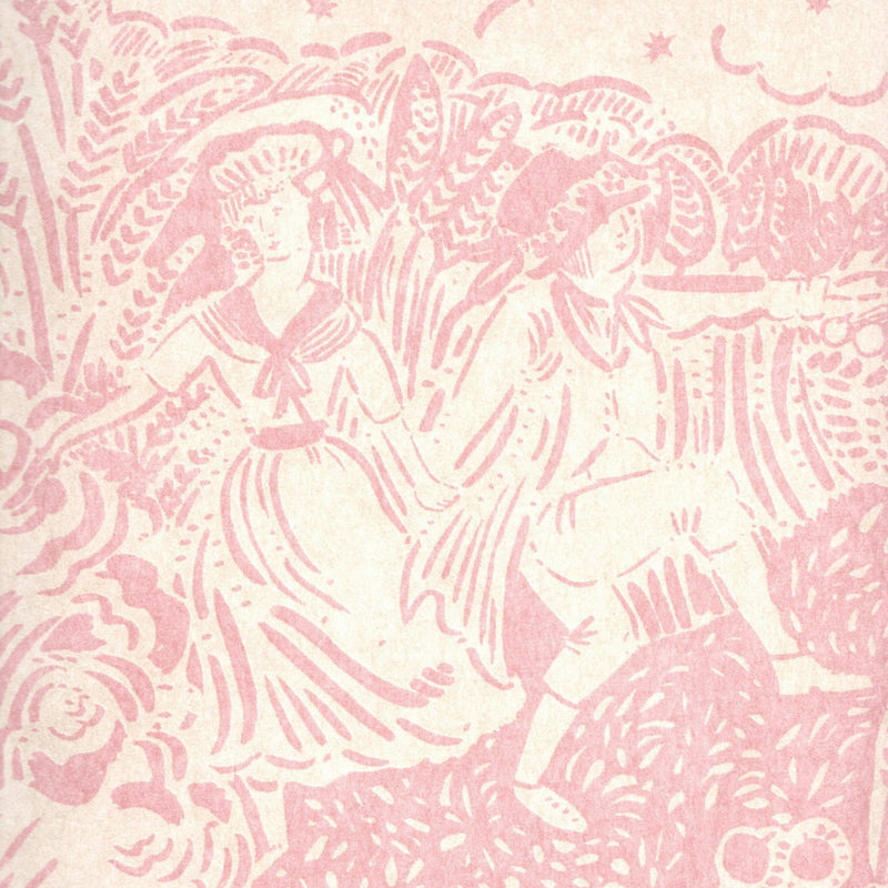Apple Pickers Ethel Pink Wallpaper