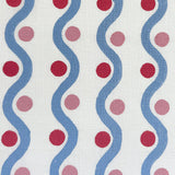 Wiggle Red & Blue Fabric Sample