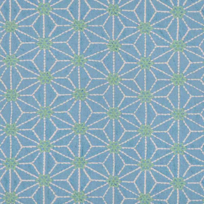 Bohemian Star Fabric Ice Blue