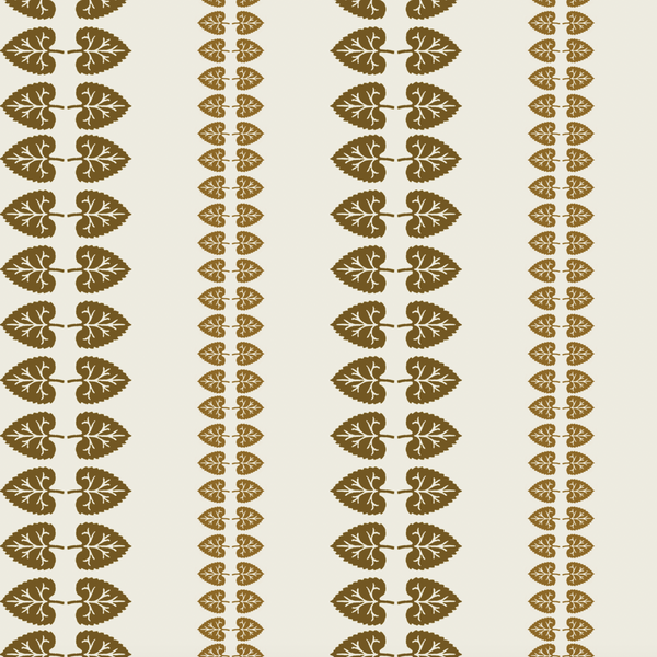 Cabbage Stripe Hazelnut Wallpaper Sample