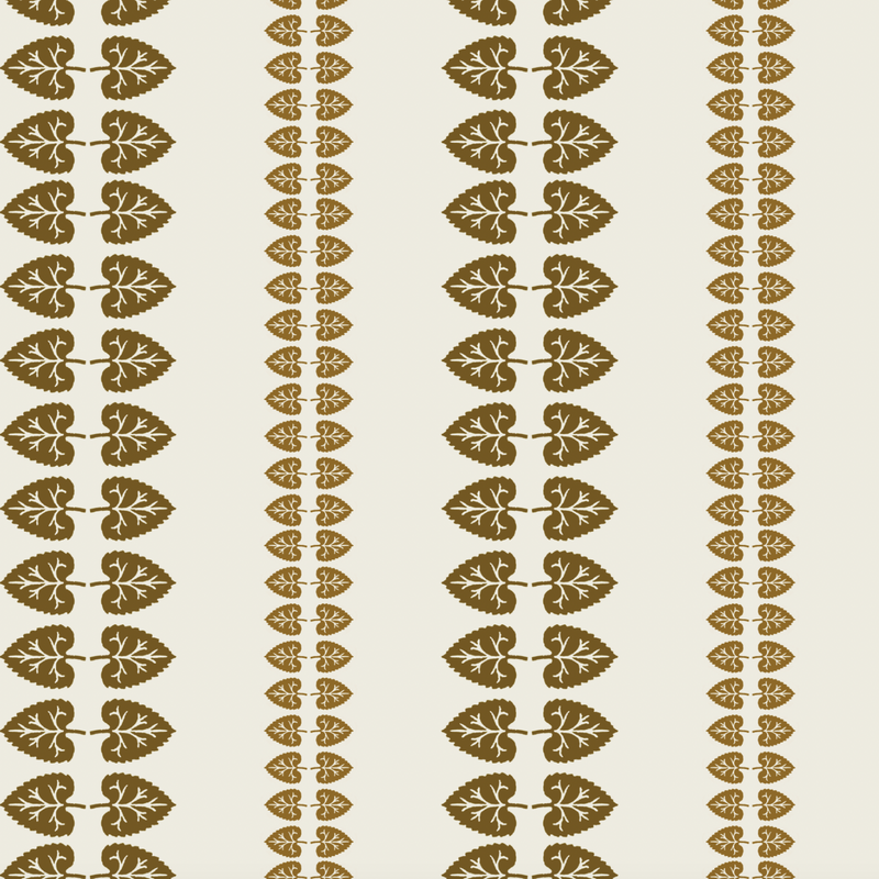 Cabbage Stripe Hazelnut Wallpaper Sample