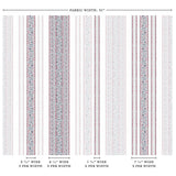 Jaipur Stripe Indigo & Imperial Fabric Sample