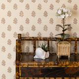 Lodi Ivory & Sable Wallpaper Sample