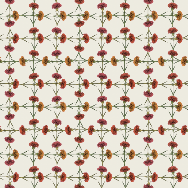 Clin Cross Strawberry and Orange Wallpaper Sample