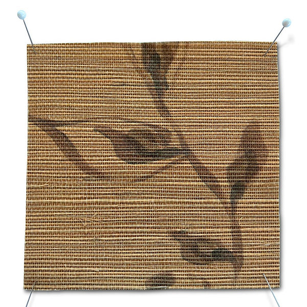 Camille Grasscloth Saddle Wallpaper Sample