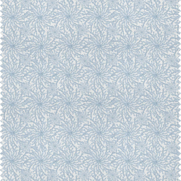 Coral Haze Pale Blue Fabric Sample