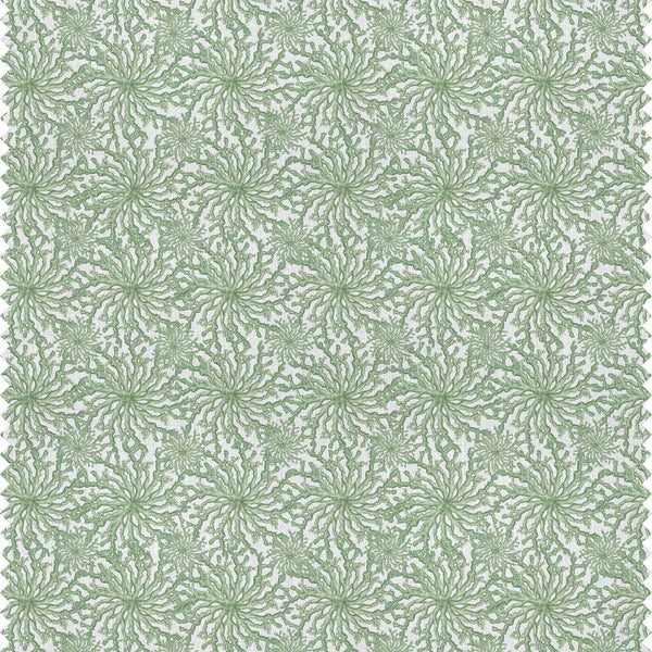 Coral Haze Sage Green Fabric Sample