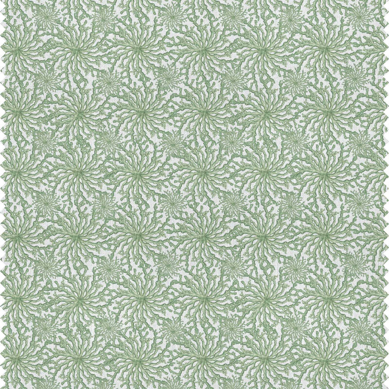 Coral Haze Sage Green Fabric Sample