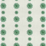 Coral String Emerald Green Fabric Sample