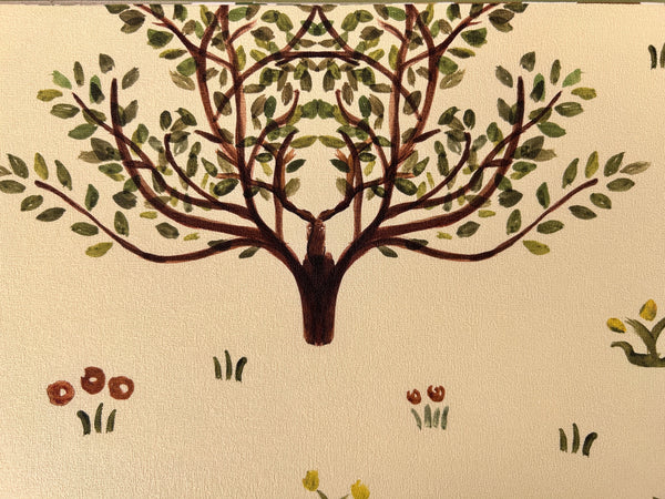 Enci Clay and Grass Wallpaper Sample