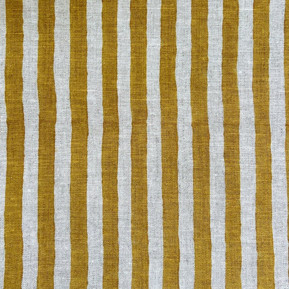 Ida Stripe Gold Fabric Sample