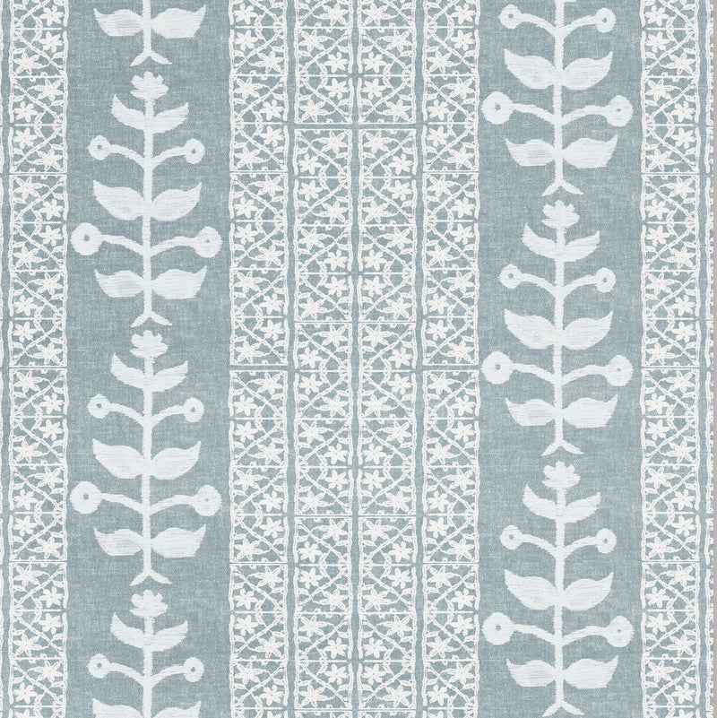 Isa Stone Blue Wallpaper Sample