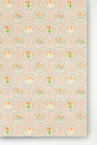 Monica Orange Burst Wallpaper