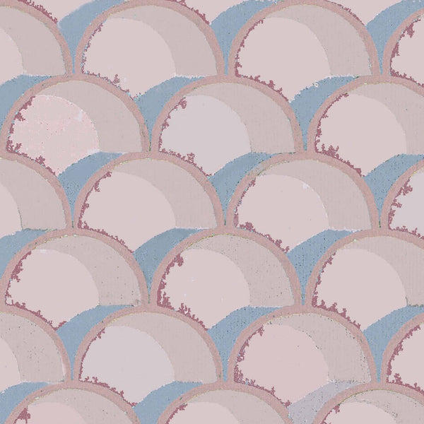 Mermaids Fuschia Wallpaper Sample