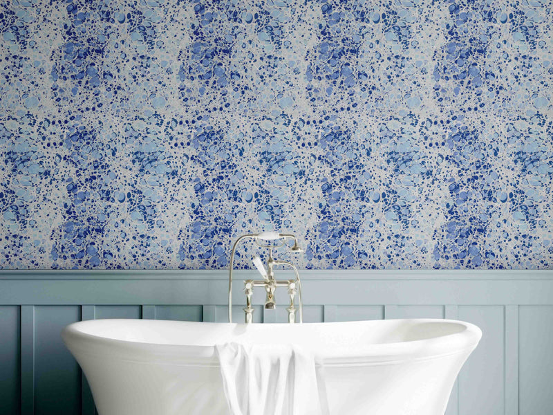 Rialto Blue Wallpaper Sample