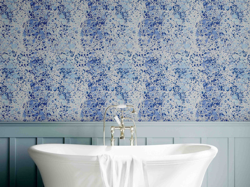 Rialto Blue Wallpaper