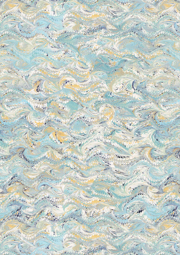 Venezia Turquoise Wallpaper Sample