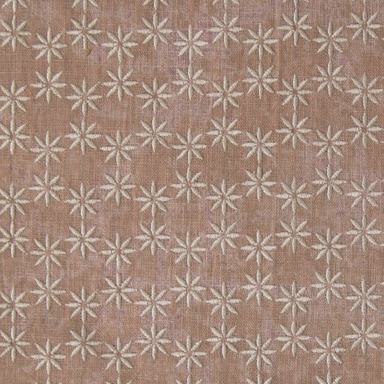 Jasmine Dusty Pink Embroidered Fabric Sample