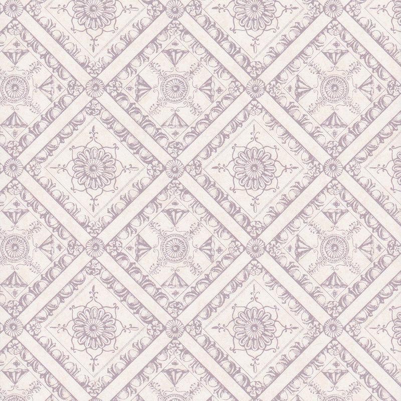 Pergolesi Toile Lilac Wallpaper