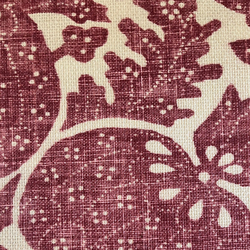Pomegranate Standard Grasscloth Red Wallpaper