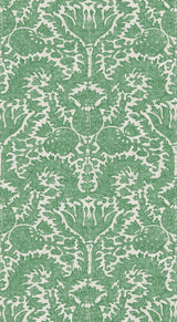 Pomegranate Granada Green Wallpaper Sample
