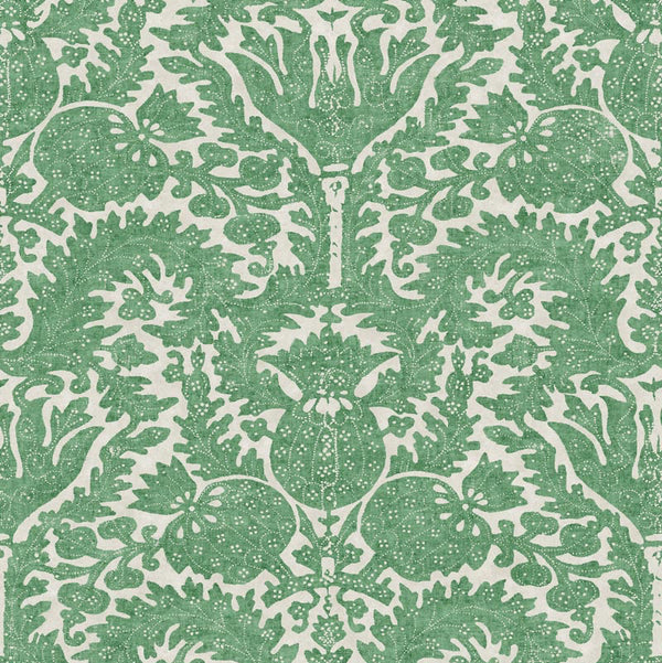 Pomegranate Standard Granada Green Wallpaper Sample