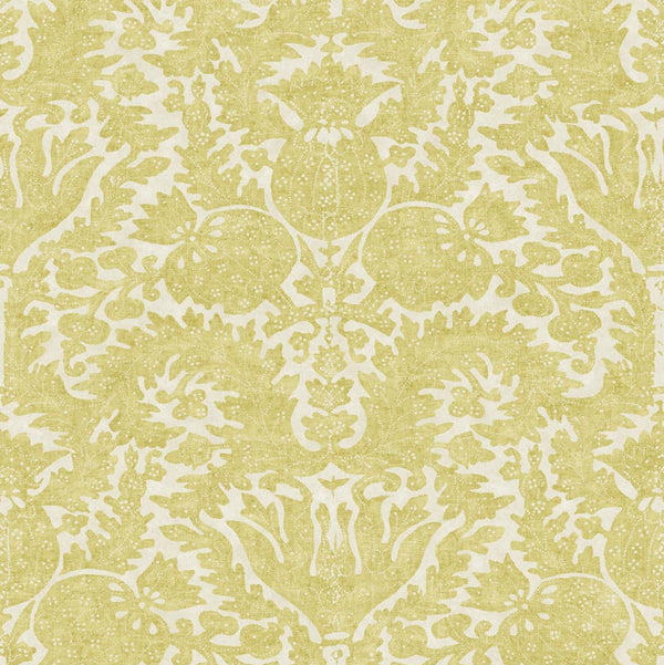Pomegranate Grand Grasscloth Libyan Lime Wallpaper Sample