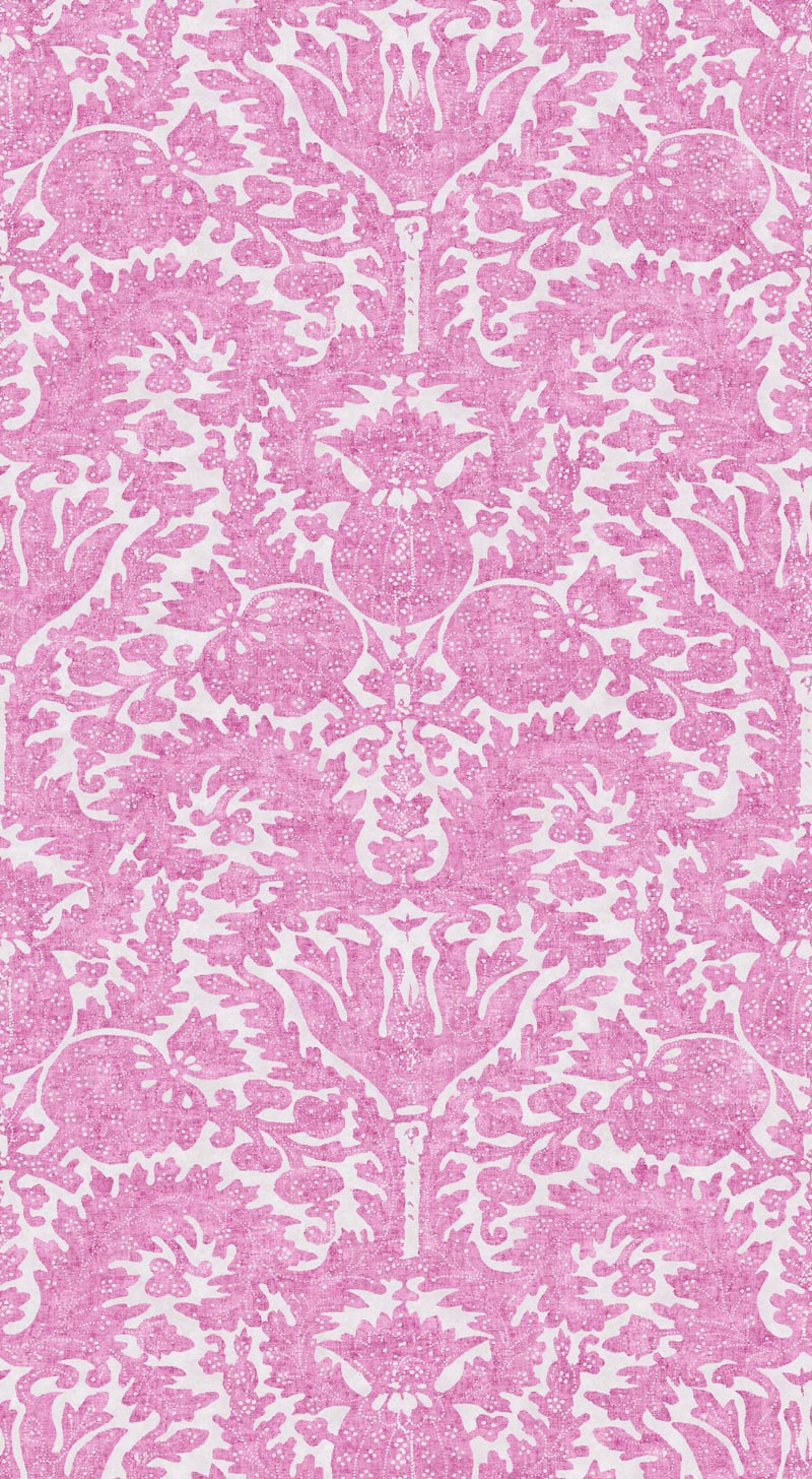 Pomegranate Persian Pink Wallpaper Sample