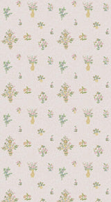 Queen Anne Squiggle Rose Wallpaper Sample