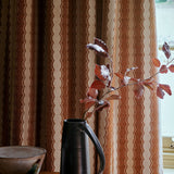 Cinched Stripe Caramel Wool Sample