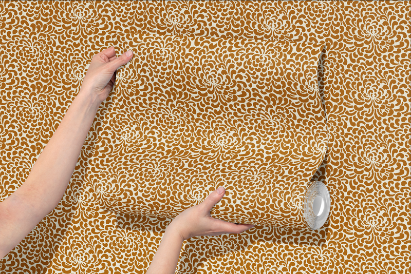 Sprong Apricot Wallpaper Sample