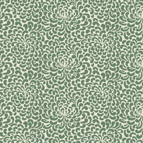 Sprong Fern Green Wallpaper Sample