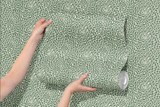 Sprong Fern Green Wallpaper Sample