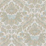 Damaskus Stone Blue Wallpaper Sample
