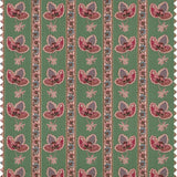 Serafina Stripe Orchard Green Fabric Sample