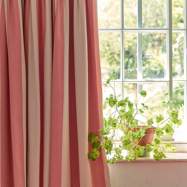 Sleeper Stripe Rose Cotton Sample
