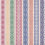 Talka Stripe Multi Coloured Fabric Sample