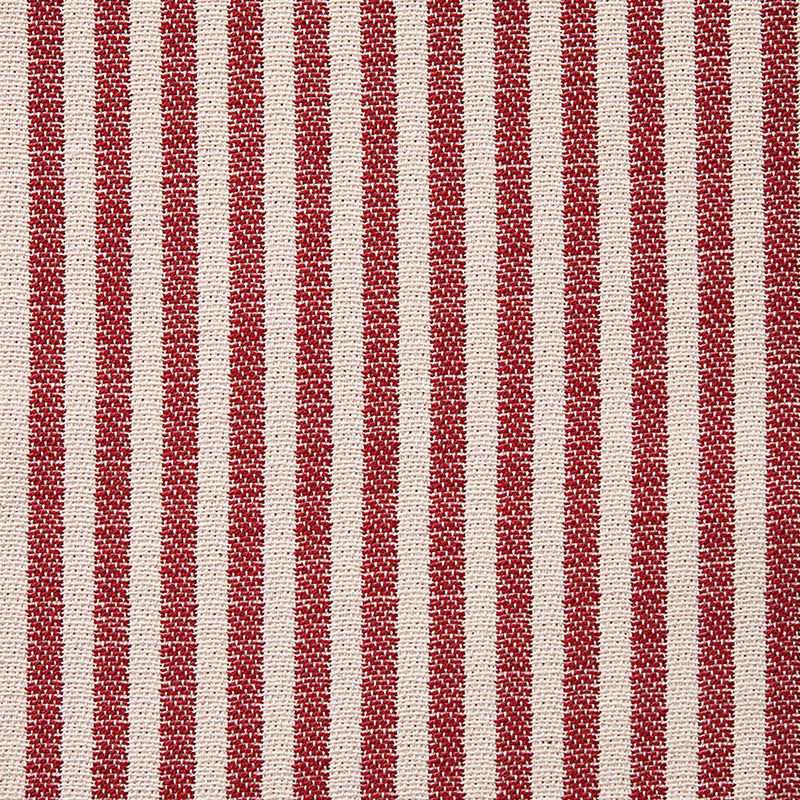 Harbour Stripe Claret Cotton Sample