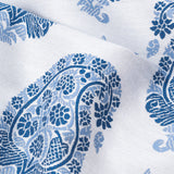 Giardino Udaipur Performance Portuguese & Sky Fabric Sample