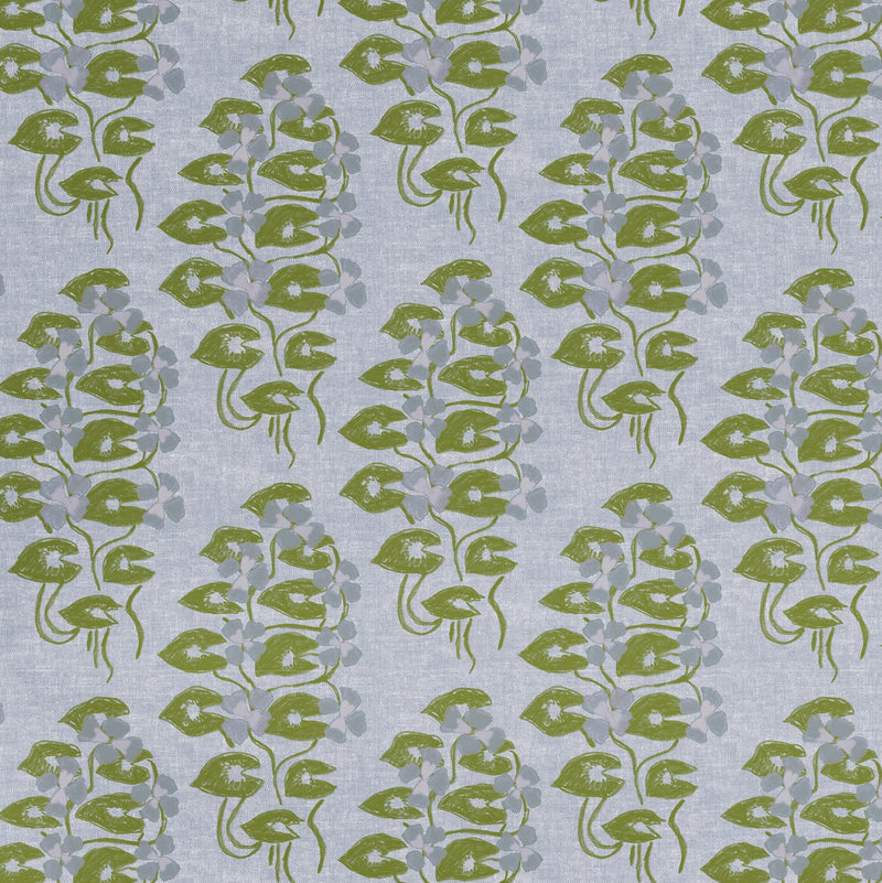 Willow Marine Blue Wallpaper Sample