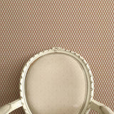 Little lattice Burnt Orange Wallpaper Sample