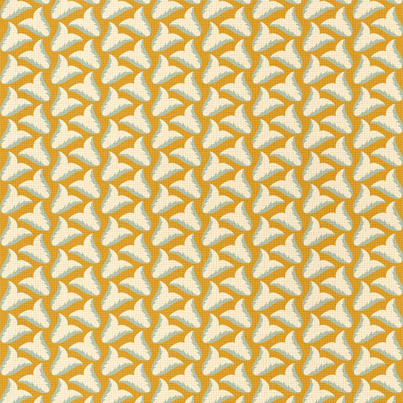 Tiny Tulips Yellow Fabric Sample