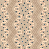 Madame Ziggle Oat Wallpaper Sample