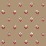 Indian Tulips Brown Sugar Wallpaper Sample