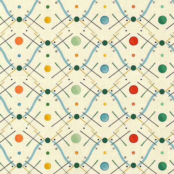 Improvisation No 1 Blue Fabric Sample