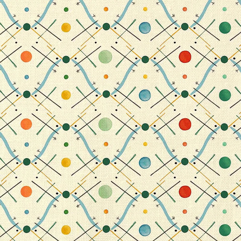 Improvisation No 1 Blue Fabric Sample